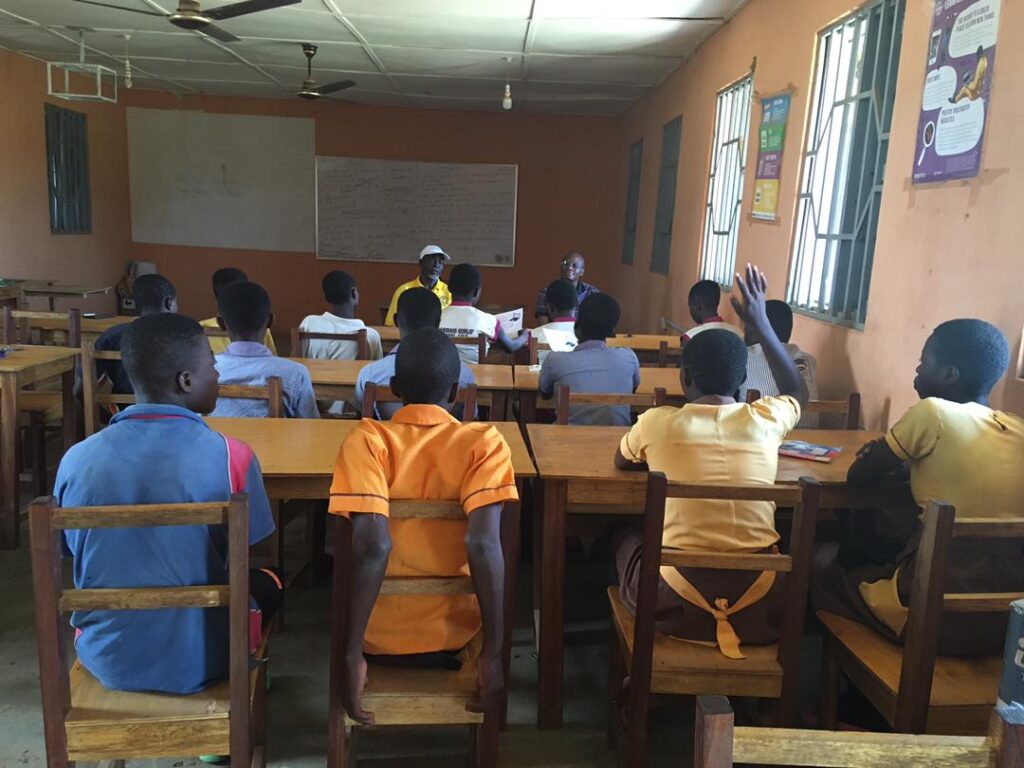 NGO CoDA meeting with BECE candidates